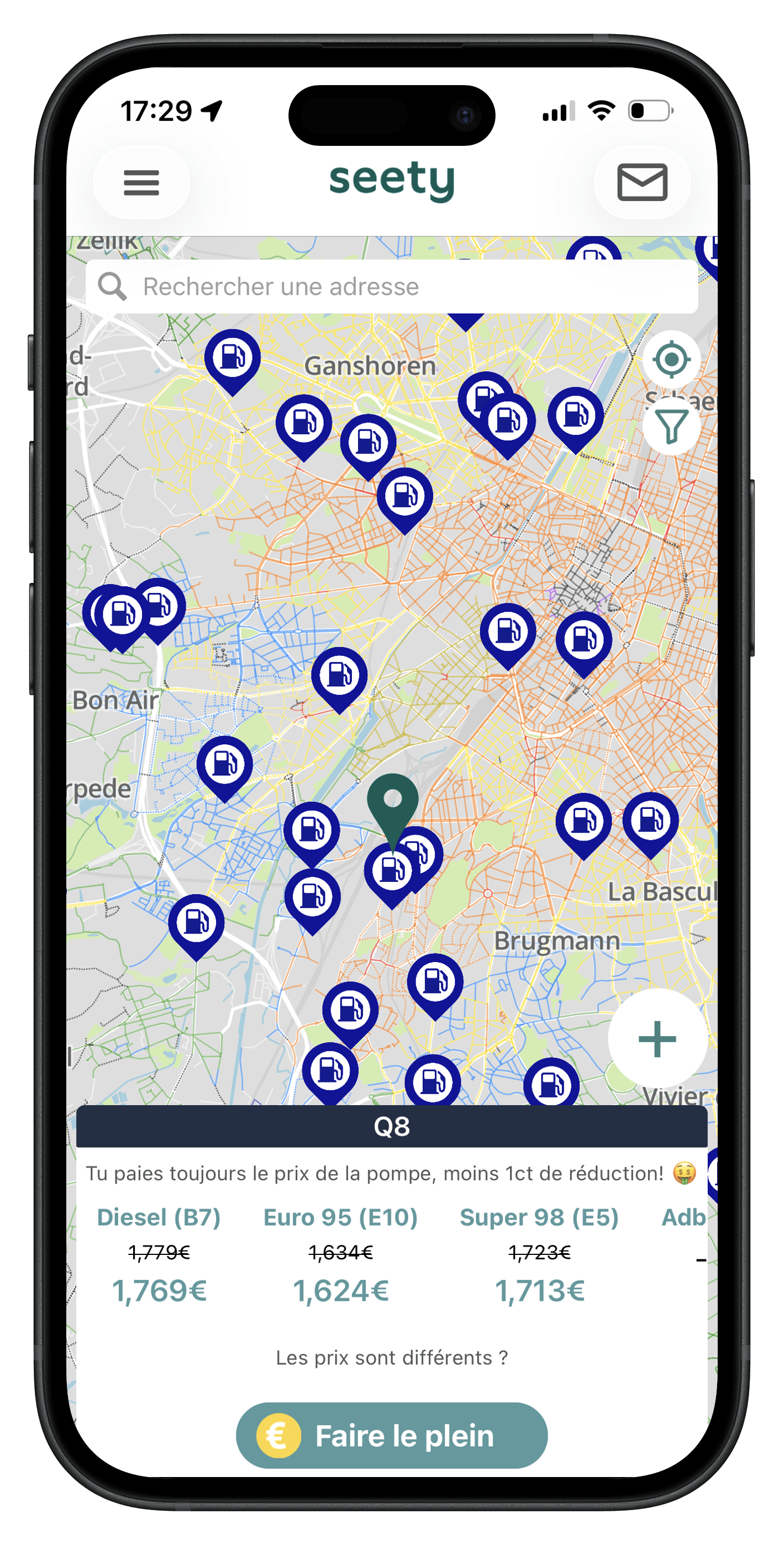 Preview of the Seety fueling experience
