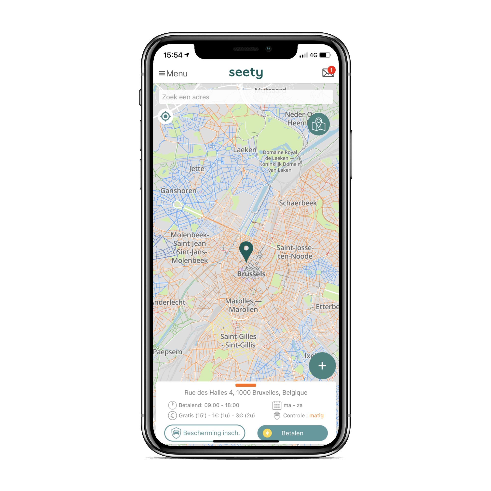Vind een gratis of goedkoper parkeerzone in de buurt van uw bestemming