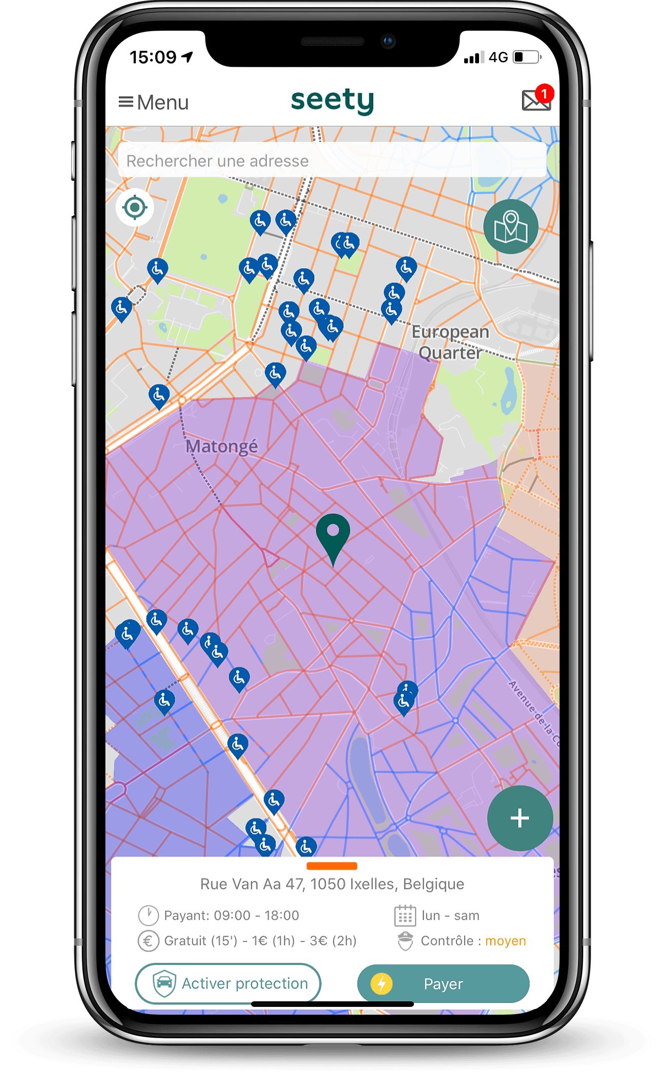 Ajoutez votre zone riverain a Bruxelles