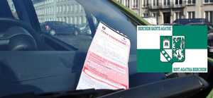 Betwisting van een parkeerretributie in de gemeente van Sint-Agatha-Berchem