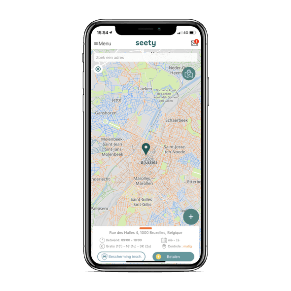 Vind een gratis of goedkoper parkeerzone in de buurt van uw bestemming