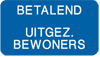 Betalend bewoners bord