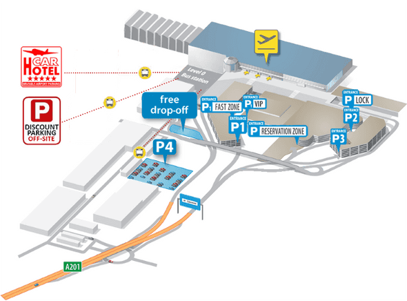 Zaventem airport map