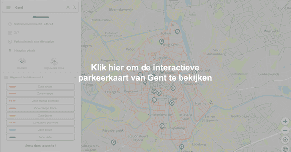 Interactieve parkeerkaart van Gent - Constant Dosscheweg