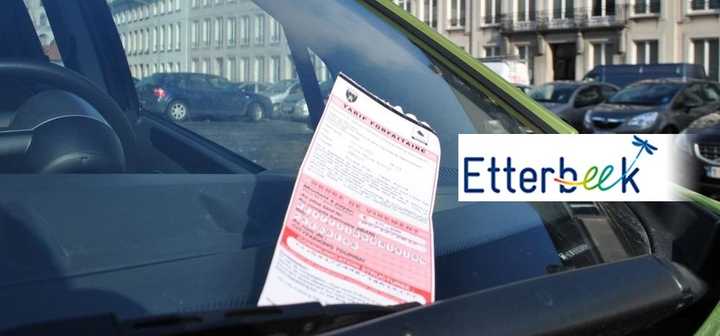 Betwisting van een parkeerretributie in de gemeente van Etterbeek