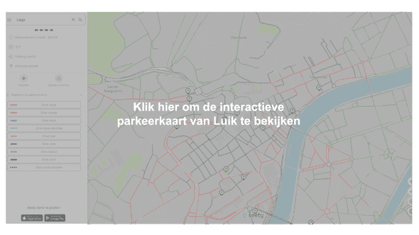 Interactieve parkeerkaart van Luik