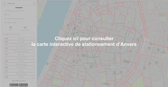 Carte interactive de stationnement à Anvers