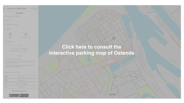 Interactive parking map of Ostend
