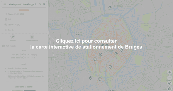 Carte interactive de stationnement à Bruges
