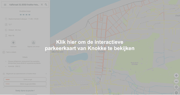 Interactieve parkeerkaart van Knokke