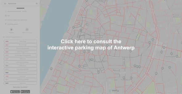 Interactive parking map of Antwerp