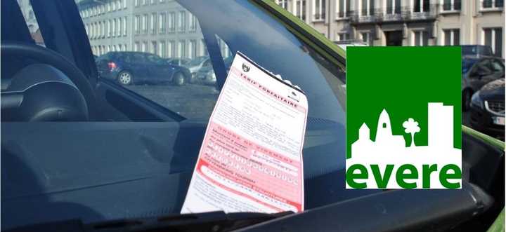 Contest a parking ticket in Evere