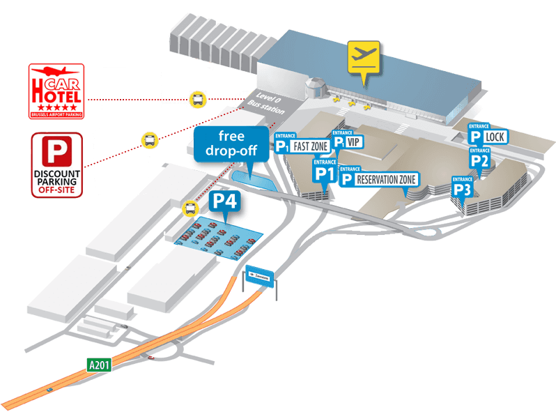 Tips to park in Brussels Airport Zaventem