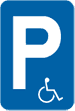 Panneau Handicapés