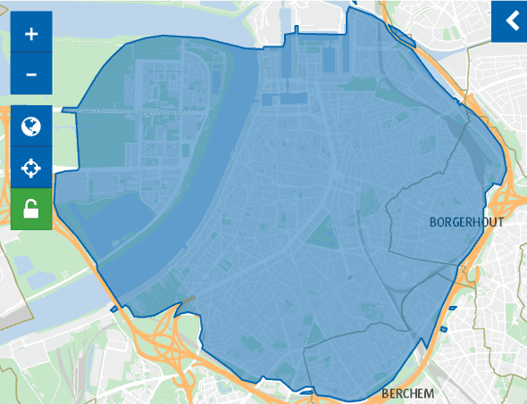 Center of Antwerp