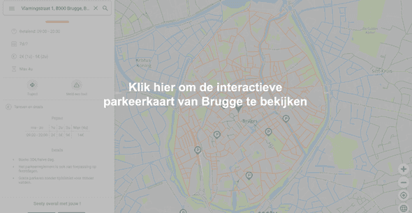 Interactieve parkeerkaart van Brugge - Buiten Boninvest