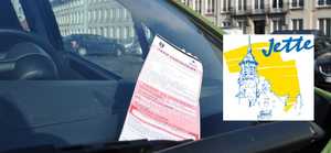 Contest a parking ticket in Jette